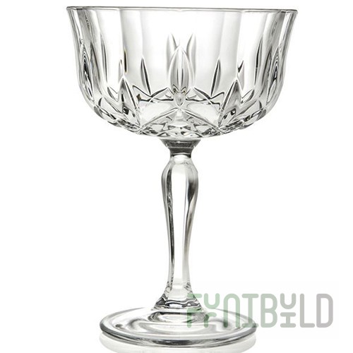 Champagne glass saucer 240ml RCR Style Italy