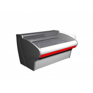 Universal display case (fish on ice) 1330x1100x900mm, G110 SP 1.25-2 (VKhSl-1.25 Сarboma G110) -1...+2