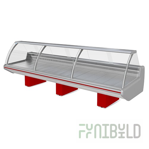 Refrigerated display case Parabel VHS-1250/1875/2500/3750 in (shields not included)