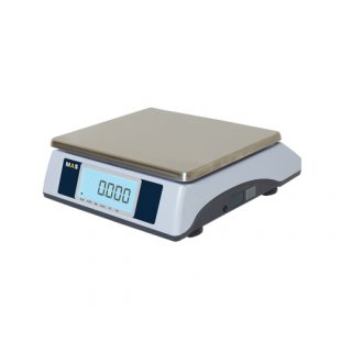 Electronic portion scales compact with display for the client MAS MSC-25D (platform 250x215mm, up to 25 kg)