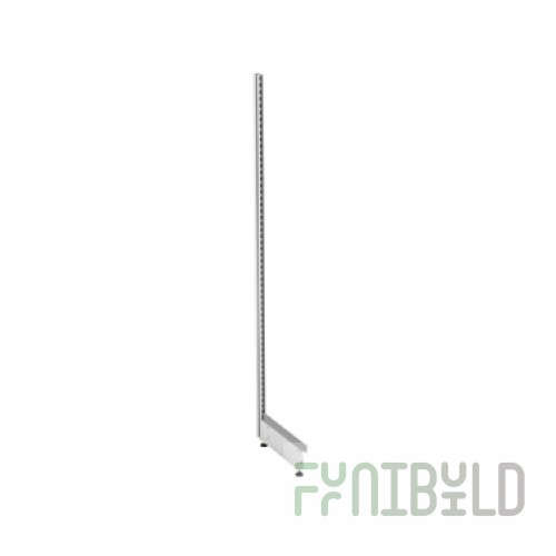 End stand H=2250 base 500 wall-mounted rack