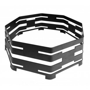 Octagonal buffet base 260x150mm, black, art. 00423