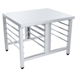 Stand for combi steamer PK-10 stainless steel 840x700x640(660) in., (10 gastronorm containers)