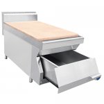 Tabletop work surface RPK-40N all stainless steel.