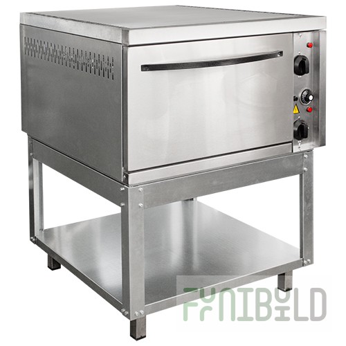 1-section oven cabinet ШЭЖП-1 stainless steel face, 840х840(895)х1065(1085) in