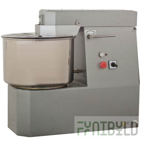 Dough mixing machine MT-30 (yeast and stiff dough) 1 removable bowl, 2 speeds, (790x430x800mm, 32l, 110 kg/h, 0.8/1.32 kW, 380V, weight 117kg)