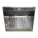 Wall-mounted supply and exhaust hood ZPV-P14/09 1400x900x350mm (grease trap) Wall-mounted supply and exhaust hood ZPV-P14/09 1400x900x350mm (grease trap)