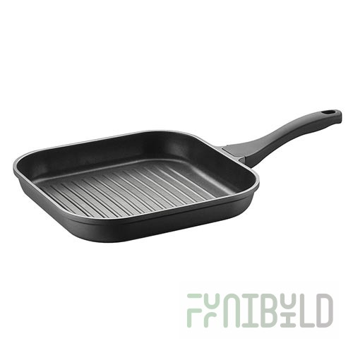 Grill pan (aluminum) d=280x38mm, with AP coating (induction) 2.7 l, ribbed, PRO Pintinox art.38105328