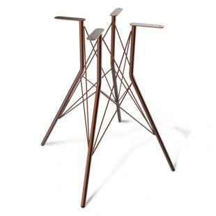 Table frame SHT-TU2-1 (copper metallic) 380x380x730 in