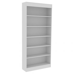 Shelf rack LDSP SP 900x300x2100mm (WHITE)