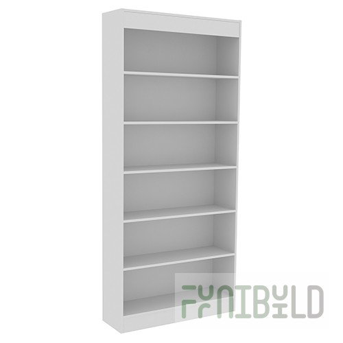 Shelf rack LDSP SP 900x300x2100mm (WHITE)
