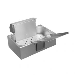 Apparatus for frying chebureks and pies AZHChP-1-IT tabletop (830x470x300 in, for 7 l of oil, 3 kW, 220 V)