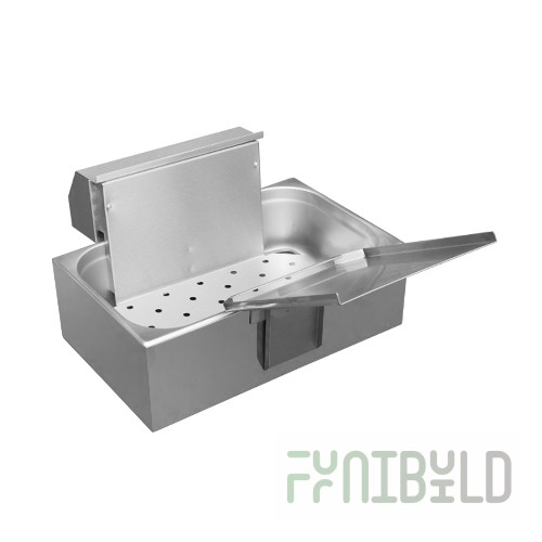 Apparatus for frying chebureks and pies AZHChP-1-IT tabletop (830x470x300 in, for 7 l of oil, 3 kW, 220 V)