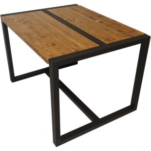 Outdoor table Loft 1120x880x750 in, (solid pine), m/k black moire