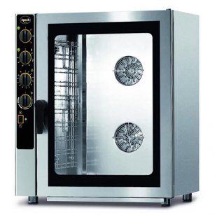 Gas combi oven APACH AP10M GAS (870x770x1080mm, GN1/1, 220V, 0.6kW)