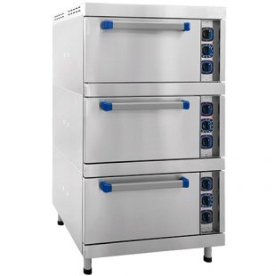 Electric oven cabinet ШЖЭ-3-01 stainless steel oven, stand (840(900)x900x1500 in, 14.4 kW, 220/380 V)