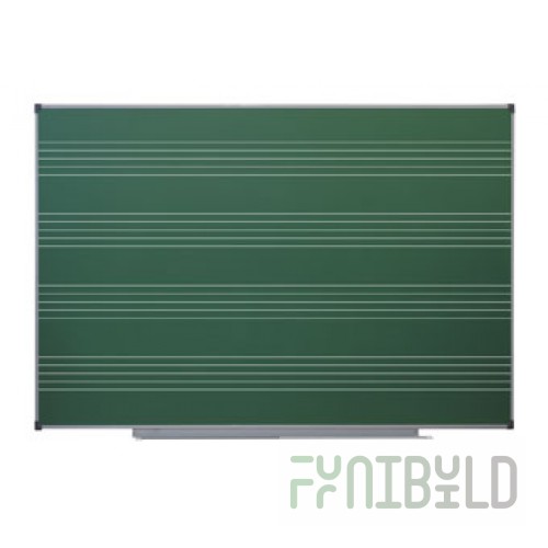 Board with a lined surface - musical staff DK12n chalk