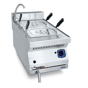 Gas cooker GVK-40/1N stainless steel, tabletop 700 series, (400x830x620 in, 8.6 kW)