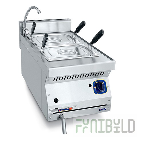 Gas cooker GVK-40/1N stainless steel, tabletop 700 series, (400x830x620 in, 8.6 kW)
