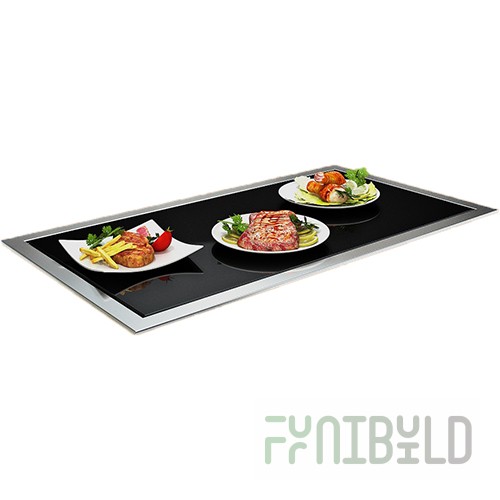 Built-in heated worktop VIOLA PS-1025B (1025x590x145 in, 2.4 kW, without shelf)