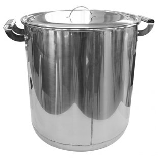 Saucepan (stainless steel) 50.0 l., solid-drawn art. 1C-2599