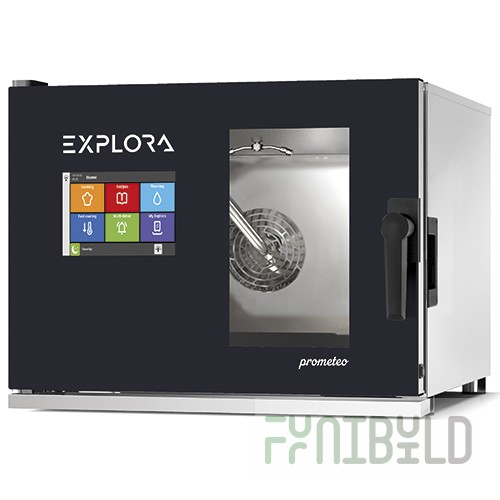 Convection oven PIRON PF1704 EXPLORA PROMETEO (4 GN1/1 or 600x400, 7.8 kW, 780x850x620 in)
