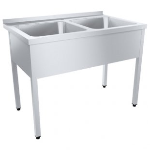 Washing bath, solid-drawn PROFI VMOtsb2-500PNT with side 1150x700x870-890 in, (capacity 500x500x300)
