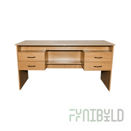 Teacher's desk with two pedestals 1500x600x760mm. art. STUCH-2 (BEEK)