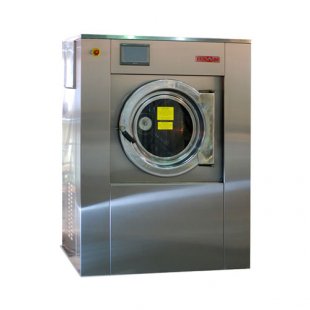 Washing machine VO-40P (sensor, stainless steel) (1270 (1500) x 1290 (1450) x 1700 (1950) in, load 40 kg, 380 V, 37-42 (772) rpm, weight 930 (1035) kg)