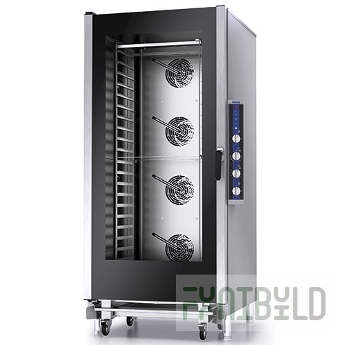 Combi steamer PIRON PF7720 PLUS WITHOUT TROLLEY (36 kW, temperature probe, 940x1000x1930 in, 380 V)