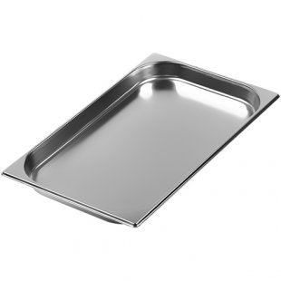 Gastronorm container without lid stainless steel GN-1/1 depth 40, 3.4 l. (530x325x40 in.), in pack 5/10 pcs.