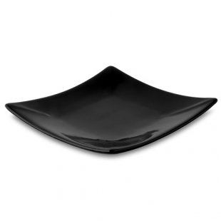 Plate square 12.5x12.5 cm black ceramics art. H2022D/PT211