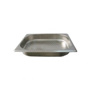 Perforated gastronorm container without lid stainless steel GN-1/1 depth 40 (530x325x40 in.), in pack 10 pcs.