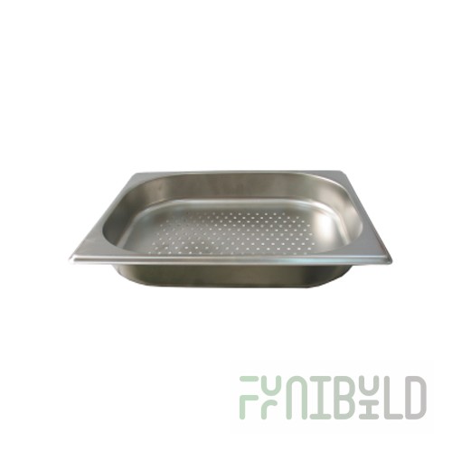 Perforated gastronorm container without lid stainless steel GN-1/1 depth 40 (530x325x40 in.), in pack 10 pcs.