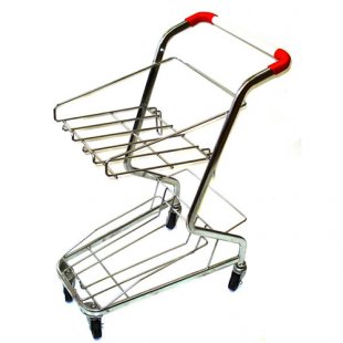 Trolley-stand for two baskets TBF5 (650x430x920, steel construction)