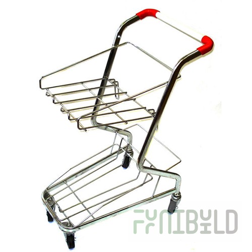 Trolley-stand for two baskets TBF5 (650x430x920, steel construction)
