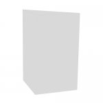 Internal corner counter PUV 500x500x900mm (WHITE)