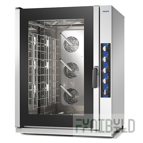 Combi steamer PIRON PF9110T (10 GN1/1 or 600x400, 15.8 kW, 920x900x1210mm)