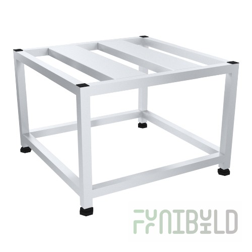 Stand for boiler 500x500x355(375) in stainless steel