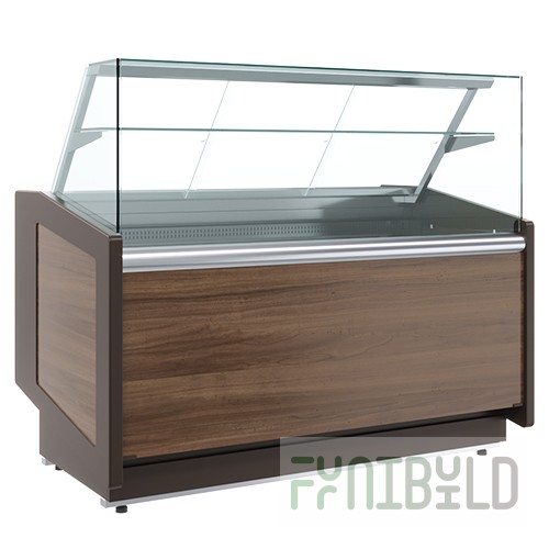 Neutral showcase 1480x840x1230 (1280) in, KS80 N 1.5-1 dark oak