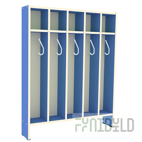 Floor towel hanger 5-section 800x150x1000mm, art. Vp-5 (BLUE)