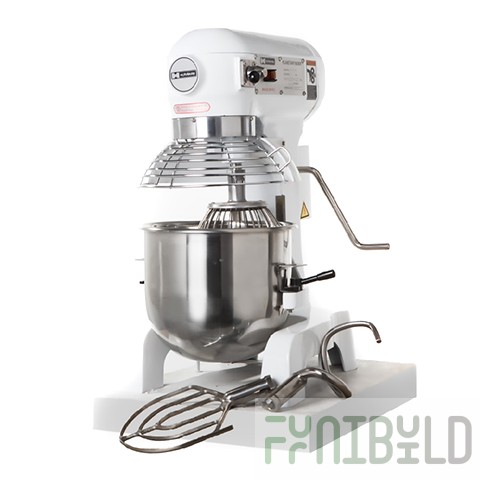 Planetary mixer HURAKAN HKN-IP20F (496x530x780) in, 3 speeds, removable bowl n/st 20 l, hook)