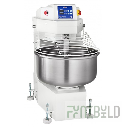 Spiral dough mixing machine TMS-100NN-2P (325 kg/hour, 750x1075x(1250)1280 in, 100 l.)