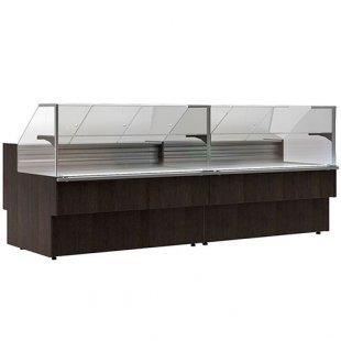 Neutral counter P-1.25 Carboma GC110 wenge (2540x1110x1200mm)