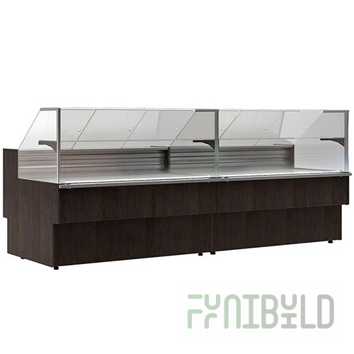 Neutral counter P-1.25 Carboma GC110 wenge (2540x1110x1200mm)