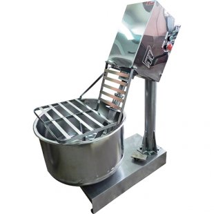 Dough mixing machine MTM-110 (yeast dough) 1 stainless steel bowl (1000x650x1320mm, capacity 120kg/h, 380V, 1.1kW, weight 115kg)
