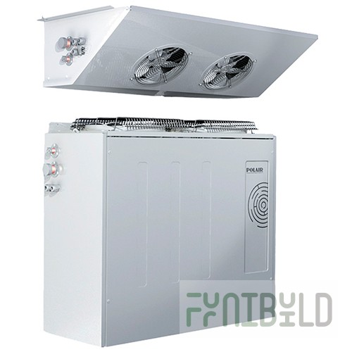 Low-temperature split system for chambers V= 18.0...33.0 m3, SВ 328 S (-15С, external unit 813(971)х417х700mm, internal unit 833(905)х504х503mm)