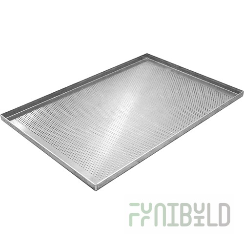 Perforated sheet for bakery cabinet LP-P4-600/400 aluminum (600x400x20 in) thickness 1.5 in 4 sides