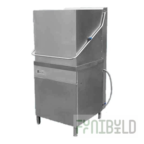 Dome dishwasher MPU-700M (without loading and unloading tables) (710x840x1550mm, 925-720-498pcs/h, 380V, 13.2kW, weight 125kg)