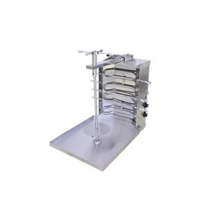 Electric shawarma F2SHME (2 heating elements) (425x690x670mm, 220V, 4.5 kW, weight 10kg)